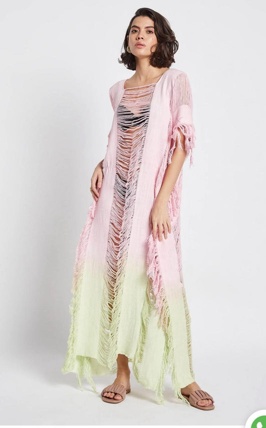 Cotton Candy Cthough kaftan
