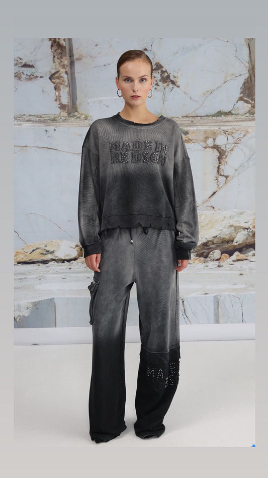 THICK OVERSIZE SET IN GREY