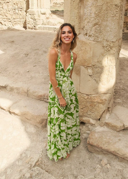 Floral Maci Dress in Green