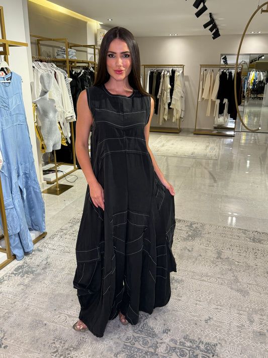 Loose Jumpsuit In Black