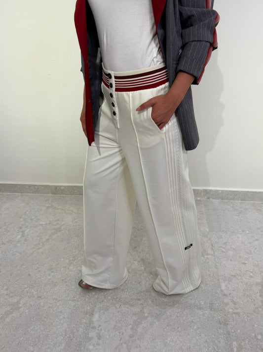 Stripped Casual Blazer In Grey And Red