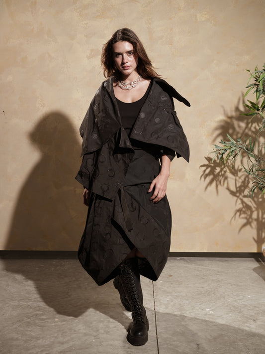 Structured Drape Skirt