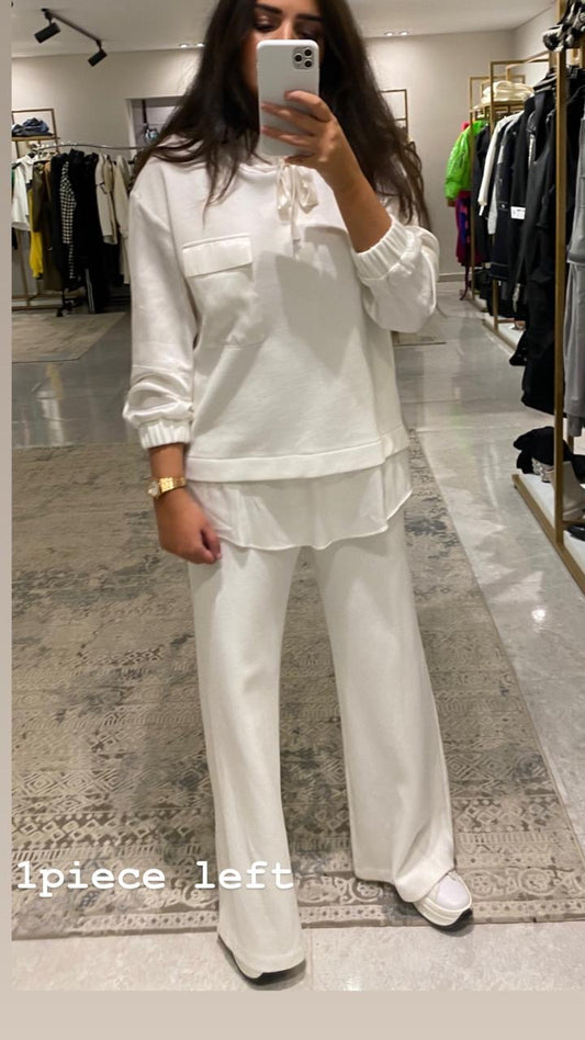 Soft Cashmere Set In White