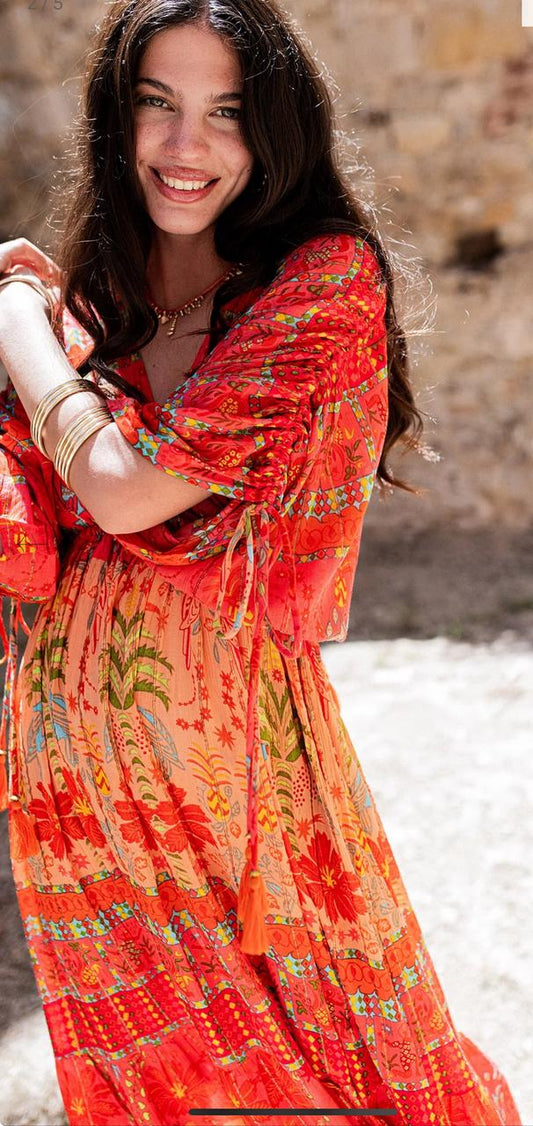 Sunset Bloom Dress