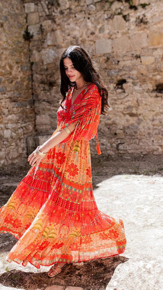 Sunset Bloom Dress
