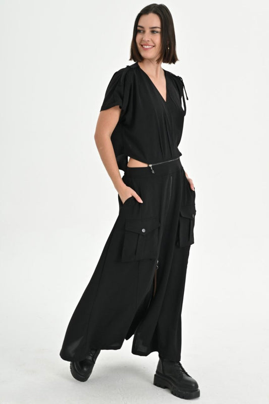 Cargo Zipper Dress