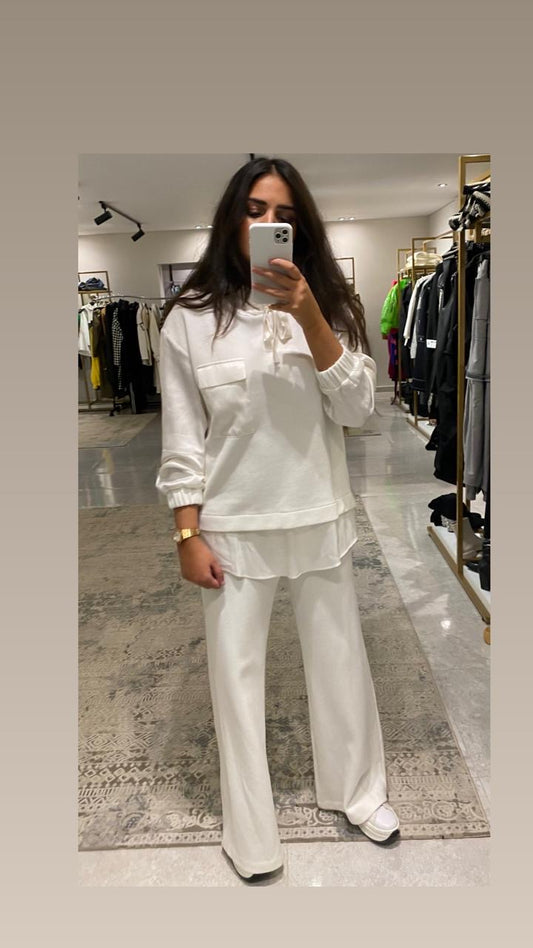 Soft Cashmere Set In White